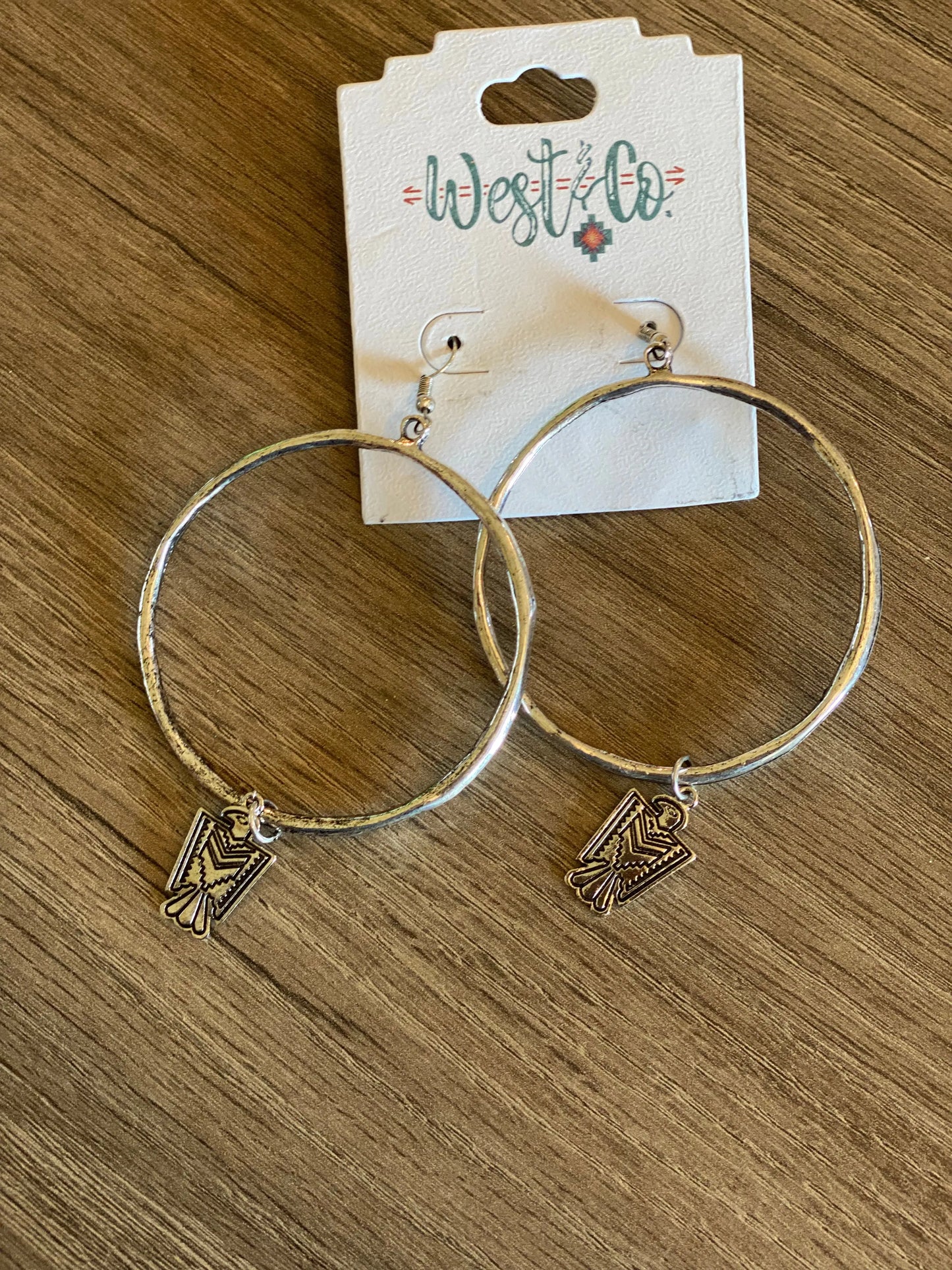The silver Hoops Rocking Cactus Boutique