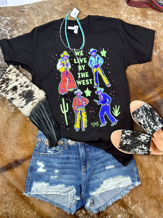 Live by the West tee