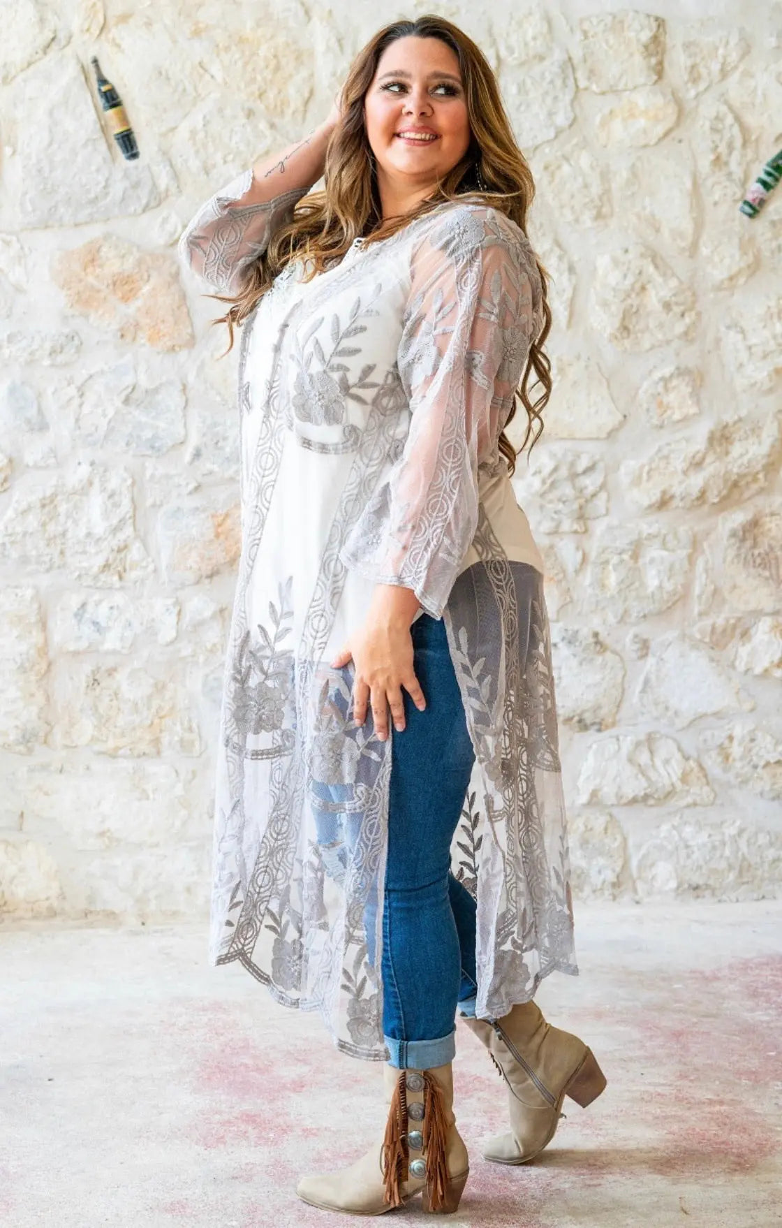 The Lacy Duster Rocking Cactus Boutique